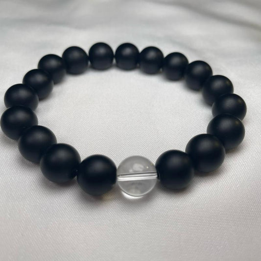 The Blackout Bracelet Natural Crystal